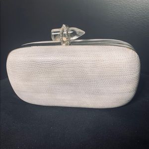 Evening embossed clutch